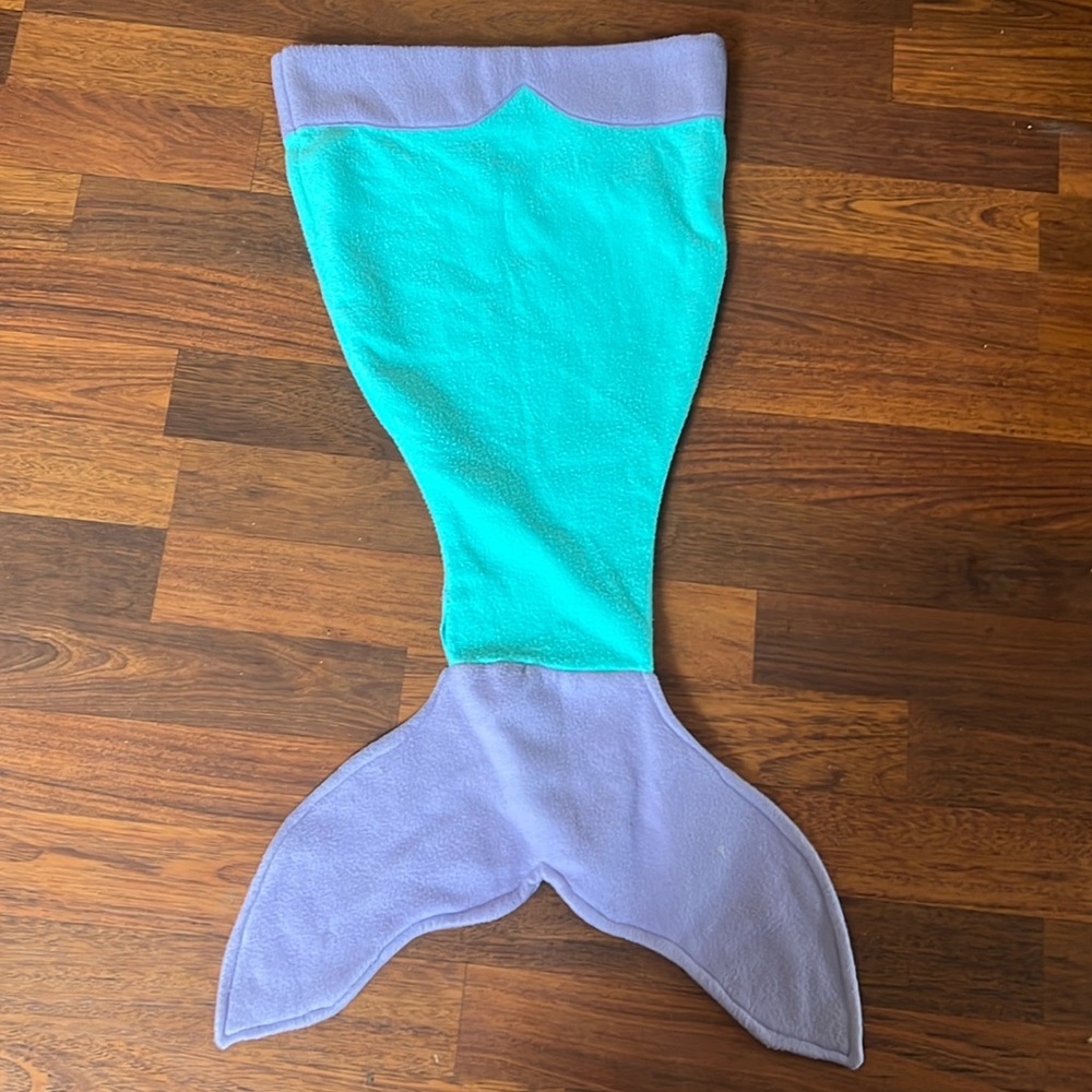Handmade Felt Mermaid Tail Blanket